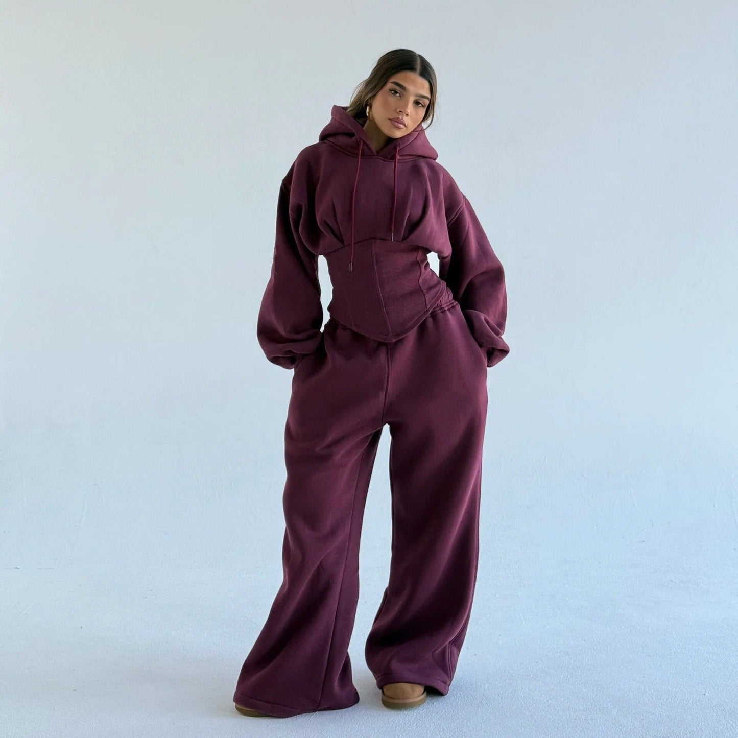 Damen Oversized Hoodie Norvielle Weich