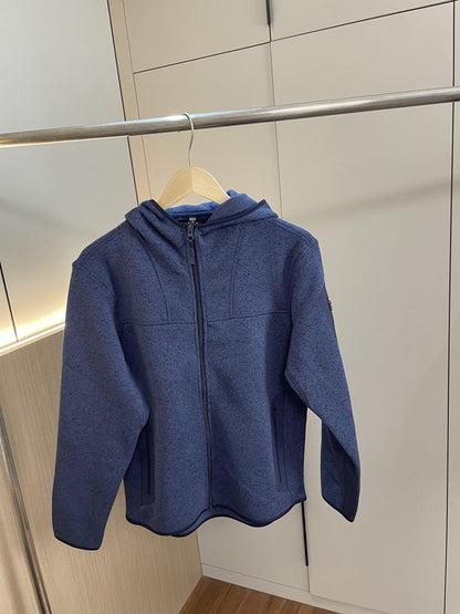 Damen Funktionsjacke Atmungsaktive Kapuze Reißverschlusstaschen