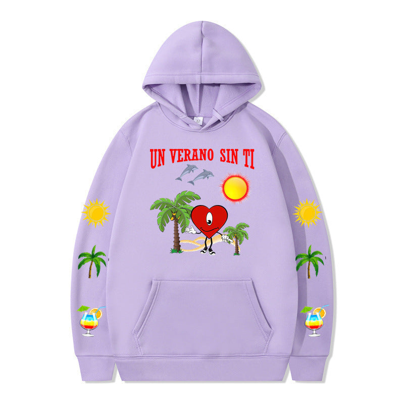Damen Kapuzenpullover Sommermotiv Bequem Norvielle