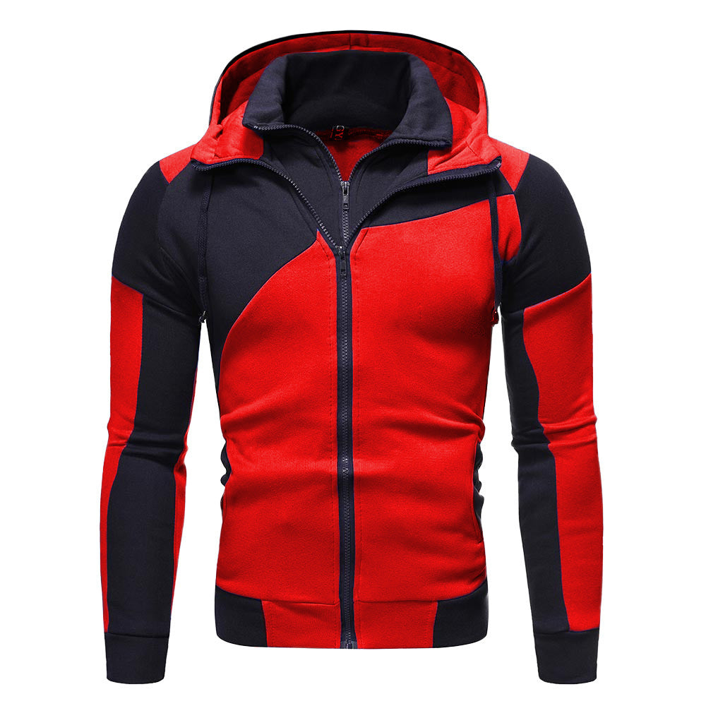 Damen Sportkapuzenjacke Hochkragen Reißverschlusstaschen