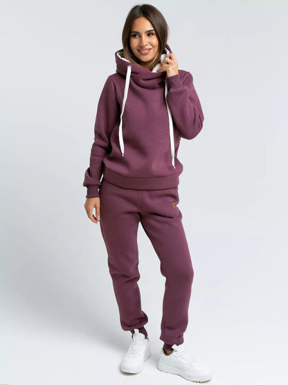 Damen Hoodie Voluminos Norvielle Jogginghose Set