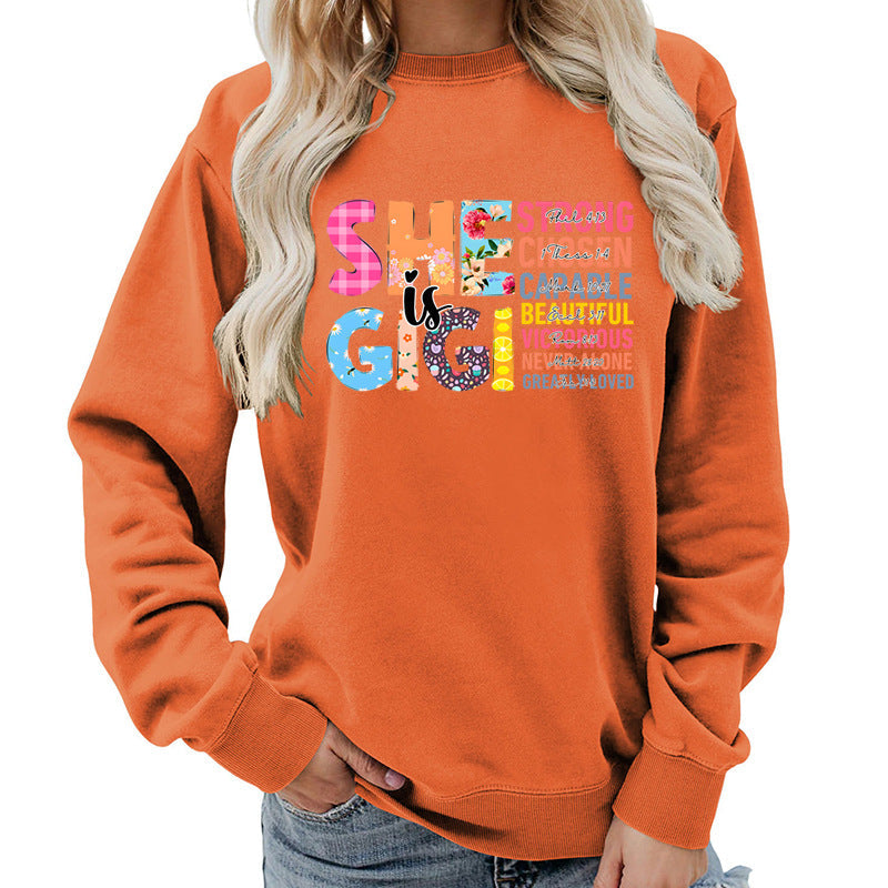 Damen Sweatshirt Inspirierendes Text-Design Norvielle