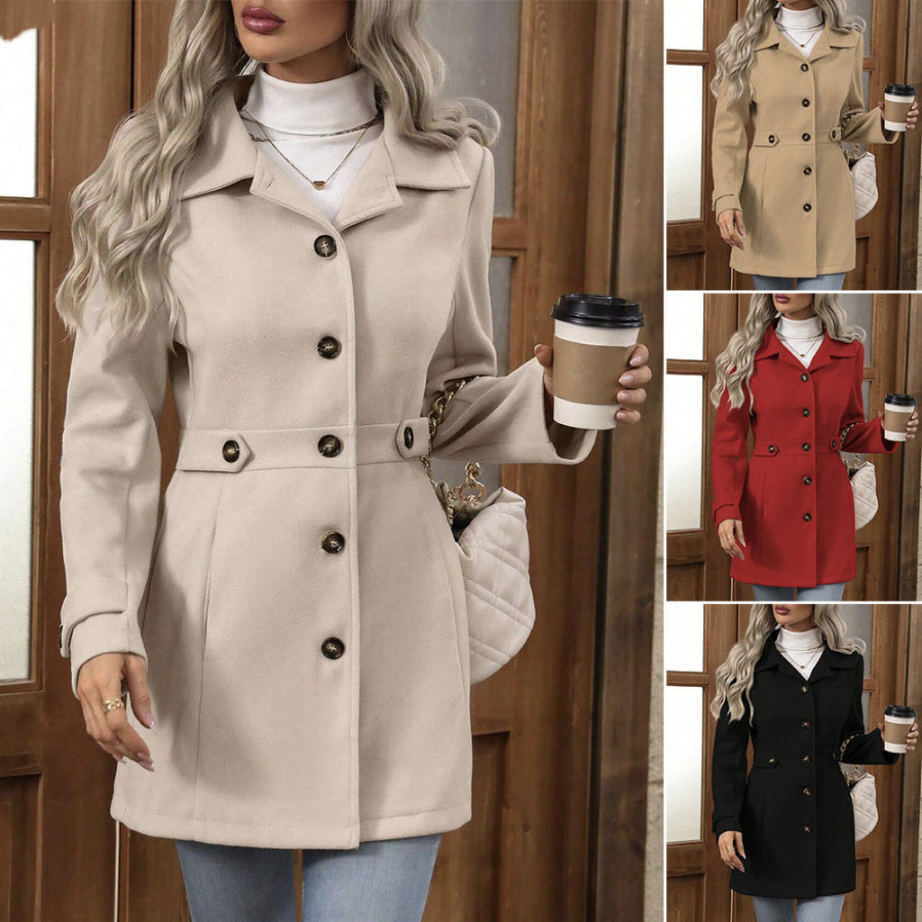 Damen Trenchcoat mit Gürtel Norvielle - Norvielle