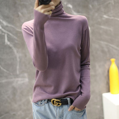 Damen Rollkragenpullover Hochwertig Norvielle