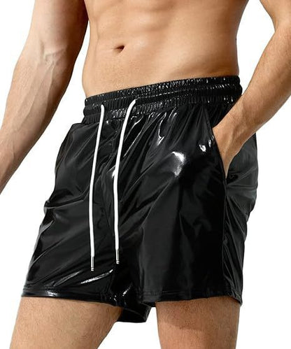 Norvielle Damen Shorts Glänzend