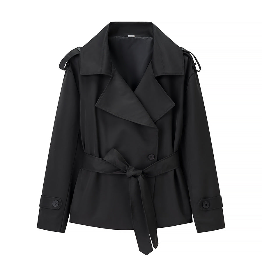 Damen Trenchcoat Jacke Gürtel Norvielle