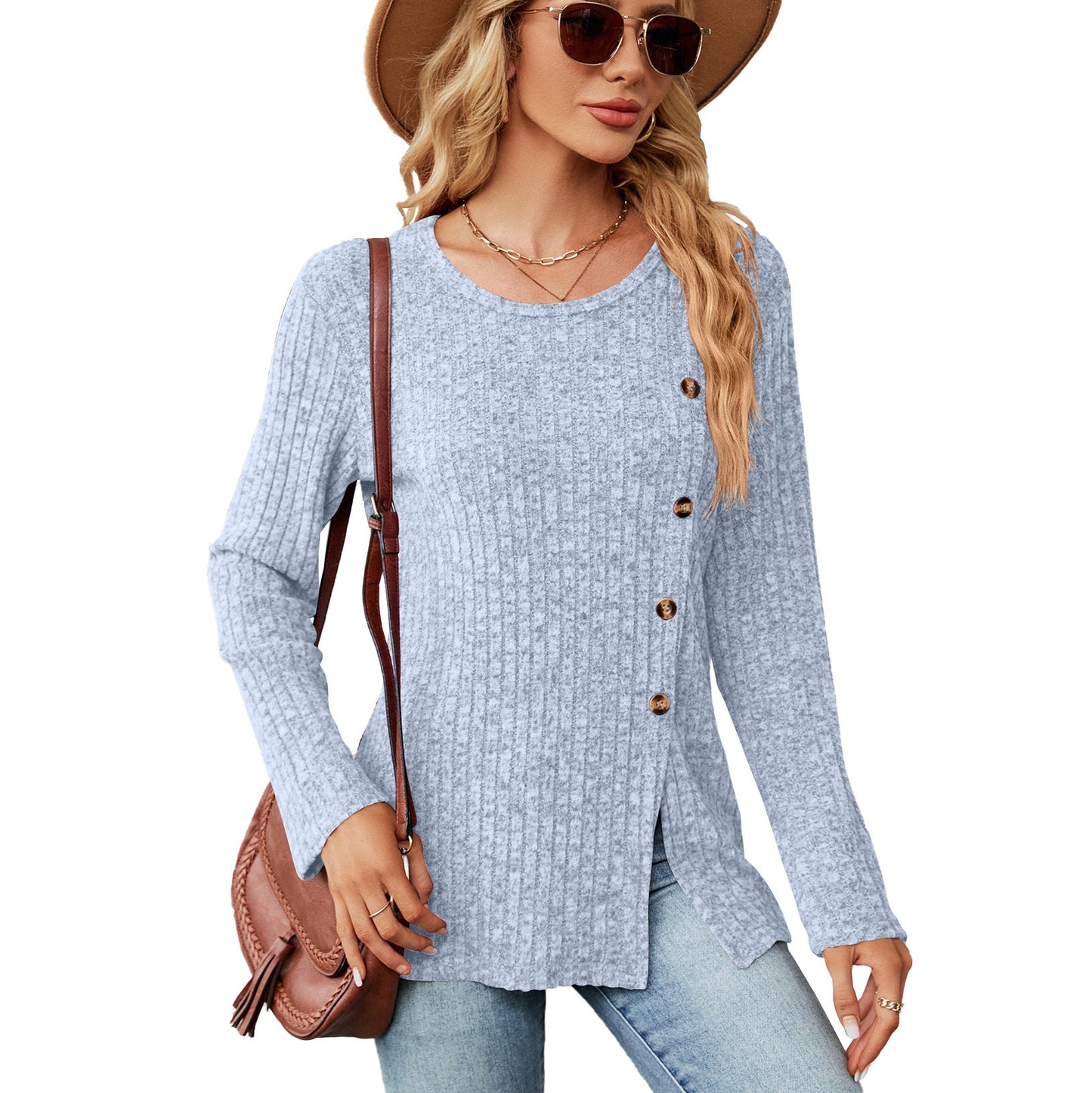 Damen Langärmliges Strickoberteil Norvielle