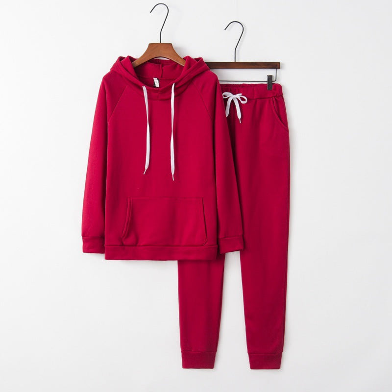 Damen Trainingsanzug Kapuzenpullover Jogginghose Bequem
