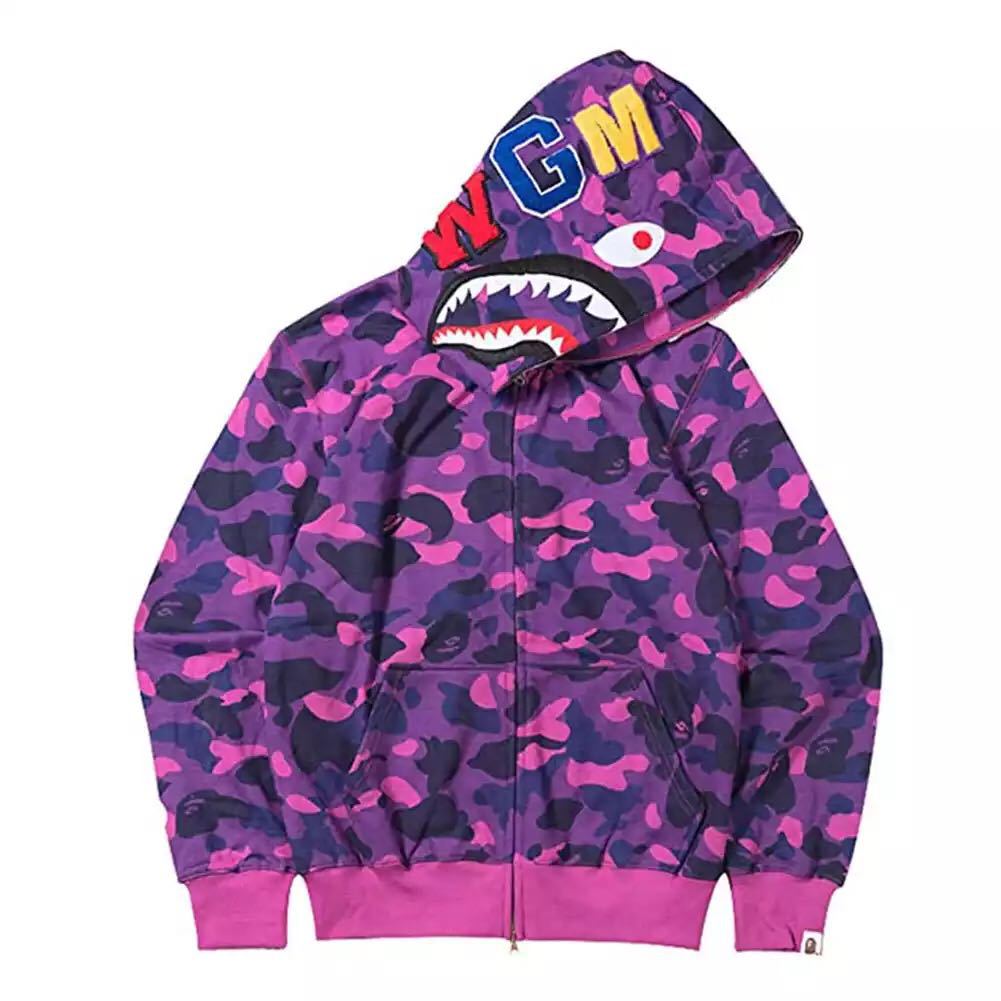 Damen Kapuzenjacke Camouflage Baumwollmischung Schwarz - Norvielle