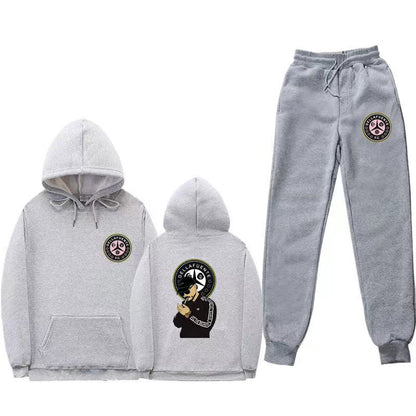 Damen Pullover Set mit Jogginghose und einzigartigem Druck