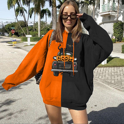 Damen Kapuzenpullover Halloween-Motiv Norvielle - Norvielle