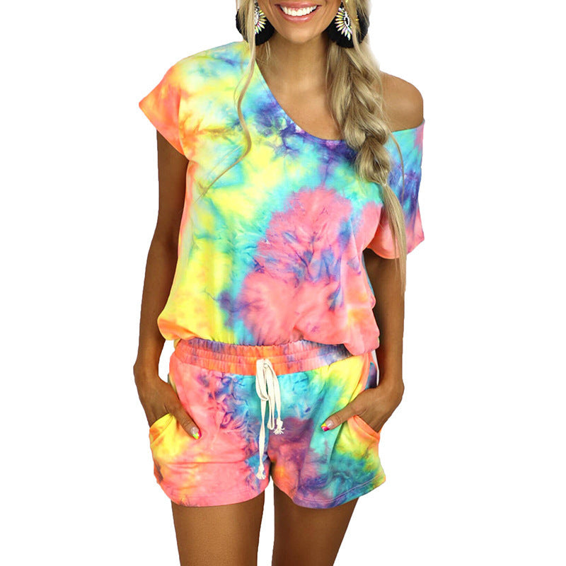 Damen Freizeitanzug Batikmuster Norvielle