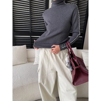 Damen Rollkragenpullover Elegantes Design Norvielle