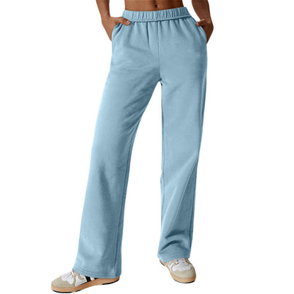 Damen Freizeithose Bequeme Passform Seitentaschen Norvielle