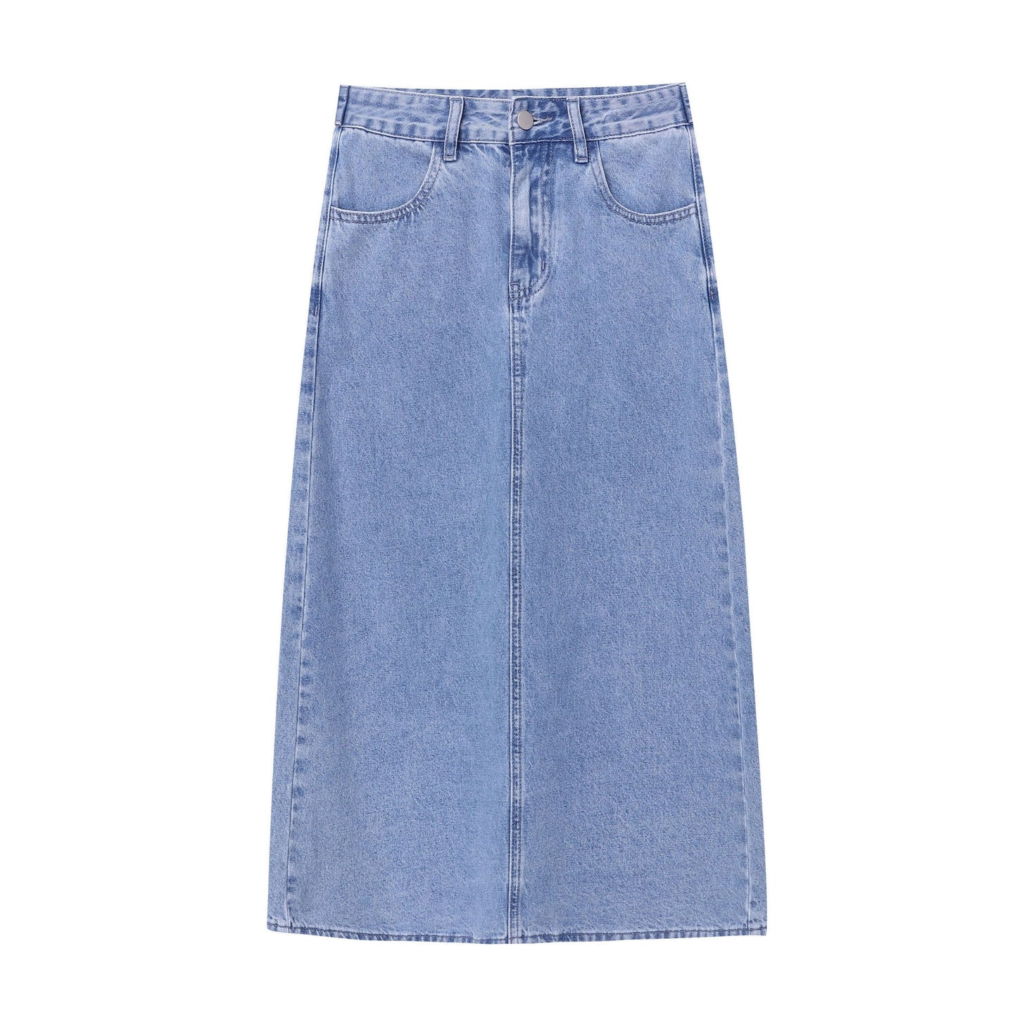 Damen Eleganter Long Denimrock