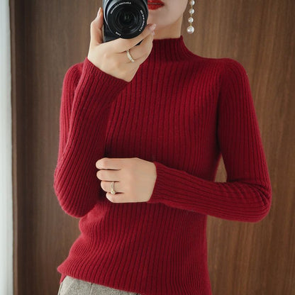 Damen Rollkragenpullover Figurschmeichelnd Norvielle