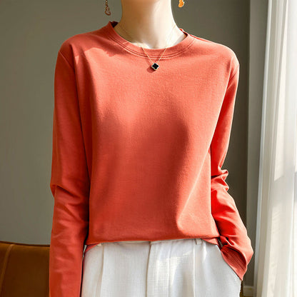 Damen Langarmshirt Rundhals Norvielle