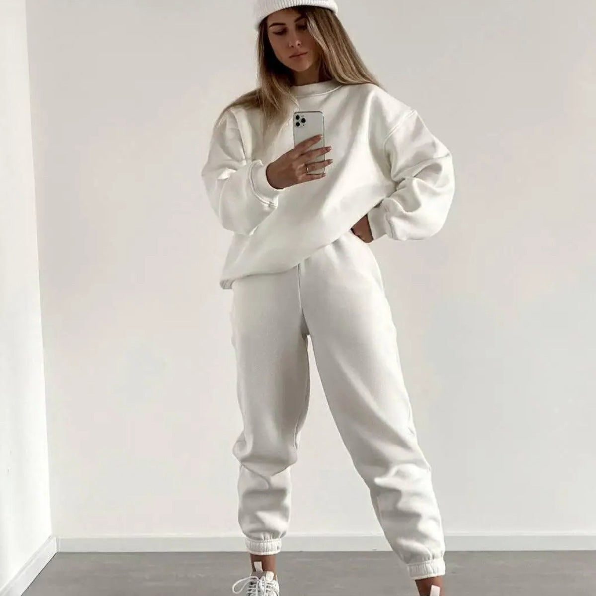 Damen Sweatshirt Jogginghose Set Weich Norvielle