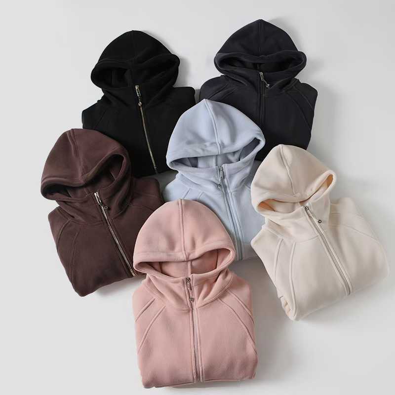 Damen Sportlicher Zip-Hoodie Kuscheliges Innenfutter Norvielle
