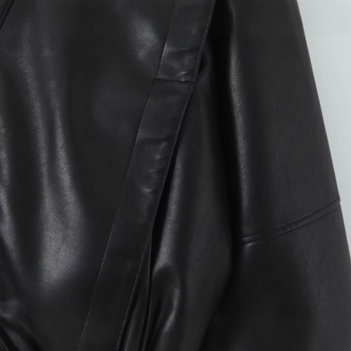 Damen Bikerjacke Elastische Bündchen Norvielle Leder