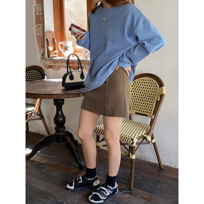 Damen Oversized Sweatshirt Raglanärmel Norvielle