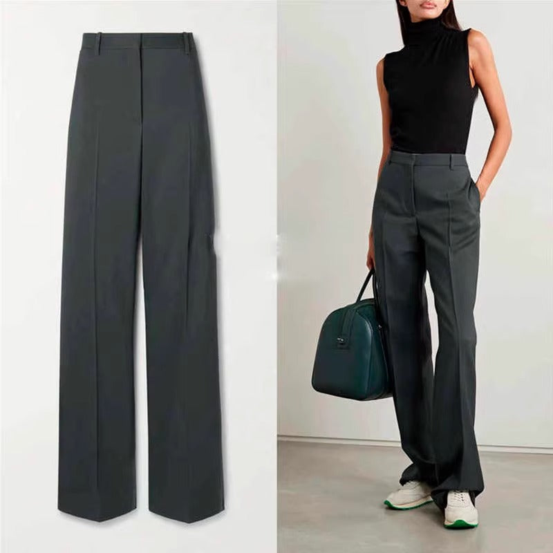 Damen Hochbundhose Weites Bein Norvielle