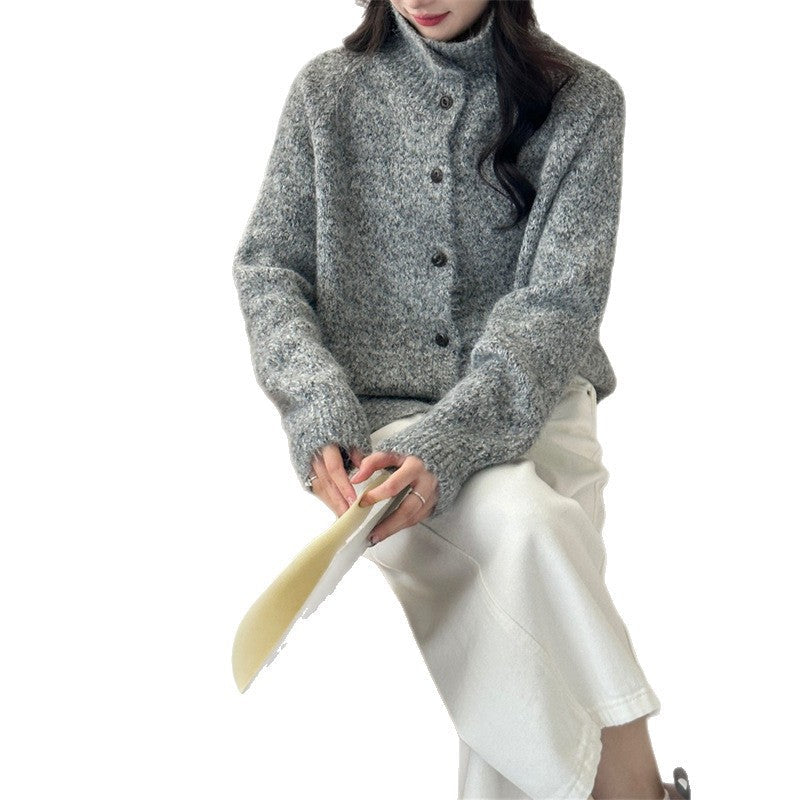 Damen Strickjacke Kuschelig Lässiger Schnitt Norvielle