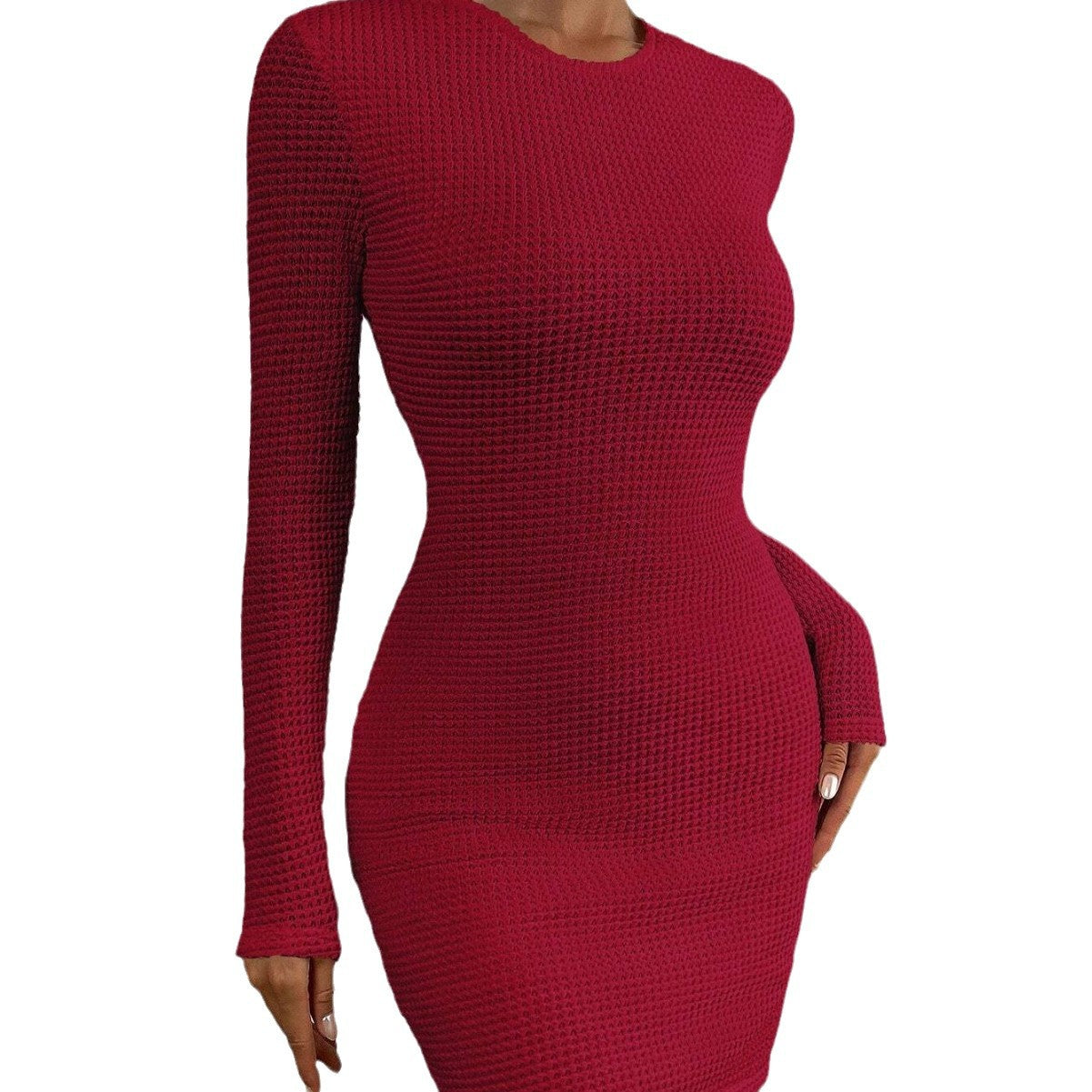 Damen Strickkleid Langärmlig Norvielle