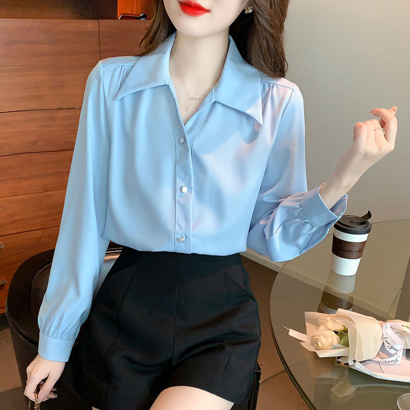 Damen Bluse Elegantes Design Klassisch Weiß - Norvielle