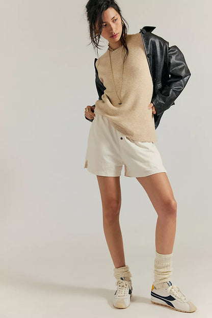 Damen Sweatshirt Halbtransparent Spitze Lässiger Schnitt Norvielle