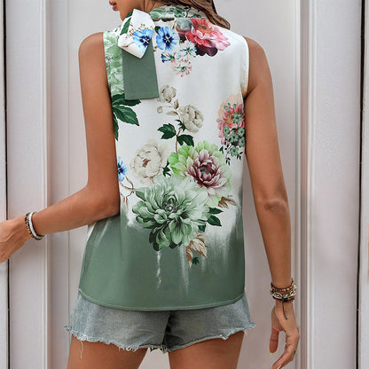 Damen Blusentop mit floralen Applikationen Norvielle