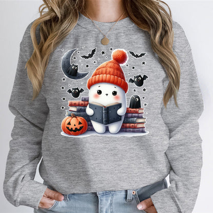 Damen Sweatshirt Halloween-Motiv Hochwertig Grün