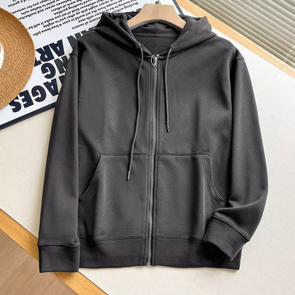Damen Zip-Hoodie Sportlich Kängurutaschen Norvielle