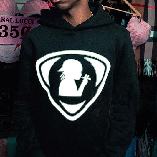 Herren Hoodie Reflektierendes Logo Norvielle - Norvielle