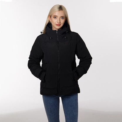 Damen Winterjacke Gesteppt Wasserdicht Weich Norvielle