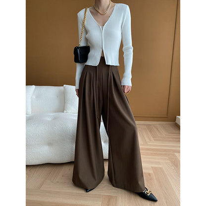 Damen High-Waist Palazzo-Hose Elegantes Design Norvielle