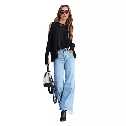 Damen Oversized Sweatshirt Trendiges Grafikdesign Norvielle