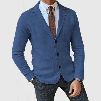 Herren Strickjacke Elegante Taschen Norvielle