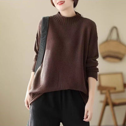 Damen Grobstrick Pullover