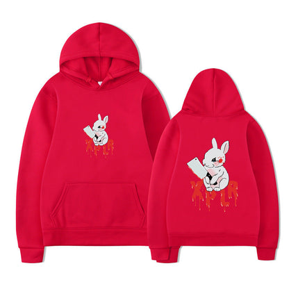 Damen Kapuzensweater Cartoon-Motiv Bequem Norvielle