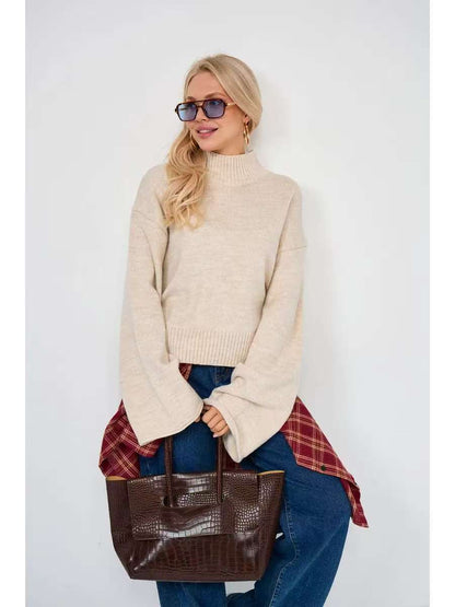 Damen Oversized Pullover Norvielle