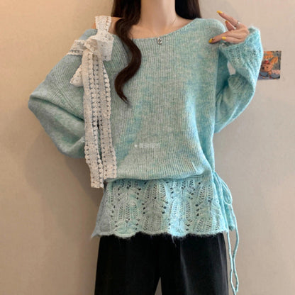 Damen Strickpullover Lässig Norvielle