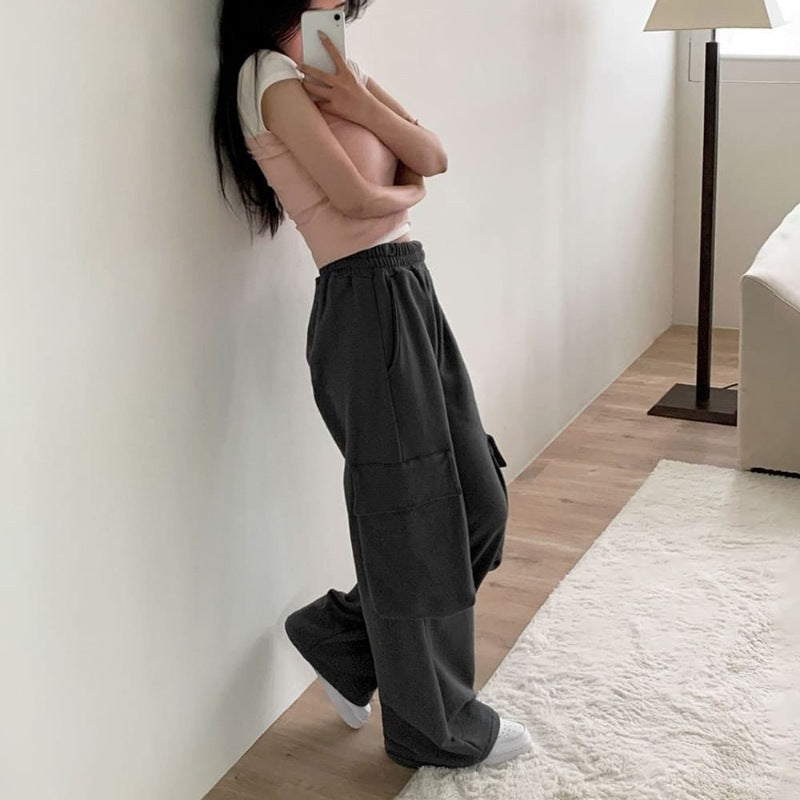 Damen Freizeithose Große Taschen Norvielle