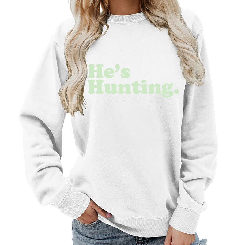 Damen Sweatshirt Lässiger Schnitt Moderner Schriftzug Norvielle