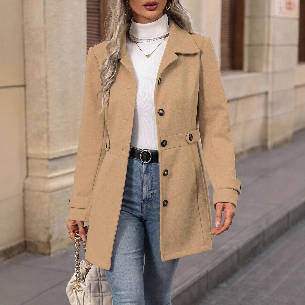 Damen Trenchcoat mit Gürtel Norvielle