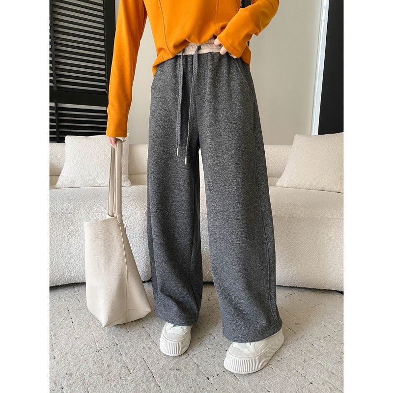 Damen Sweatpants Weite Bequem 5 Taschen