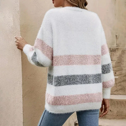 Damen Strickjacke Gemustert Weich Norvielle