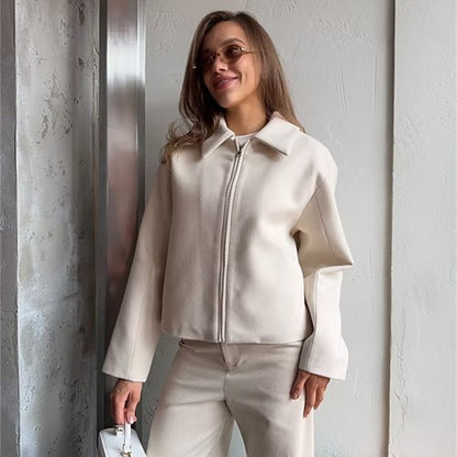 Damen Blouson Moderner Schnitt Norvielle