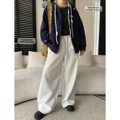 Damen Kapuzenpullover mit Reißverschluss und Taschen Norvielle
