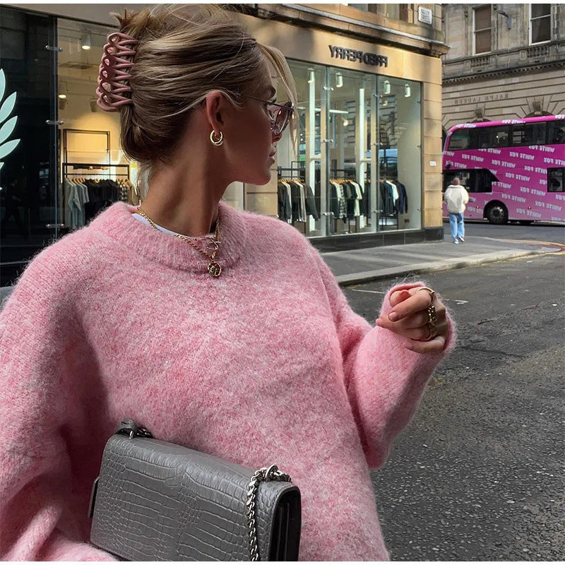 Damen Oversized Pullover Norvielle